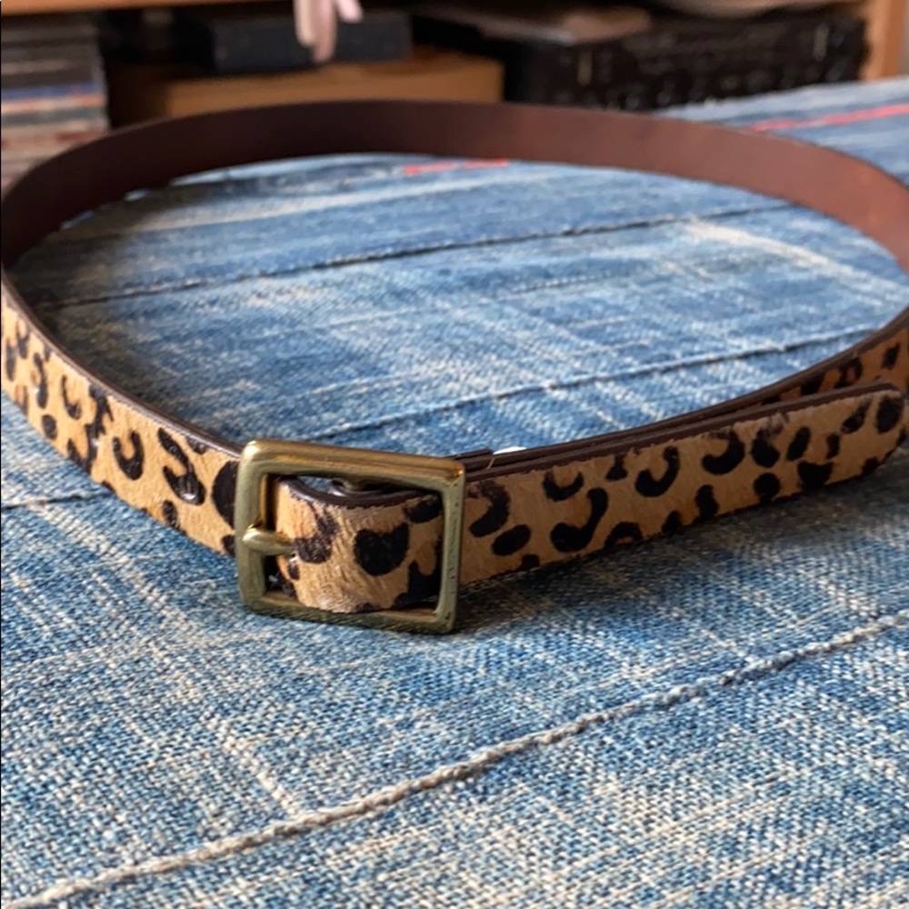 Cheetah Print Belt
